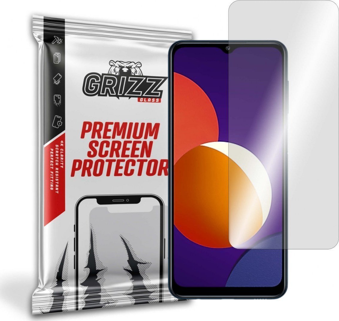 Folie protectie telefon, Grizz Glass, Sticla, Compatibil cu Samsung Galaxy M12, Transparent