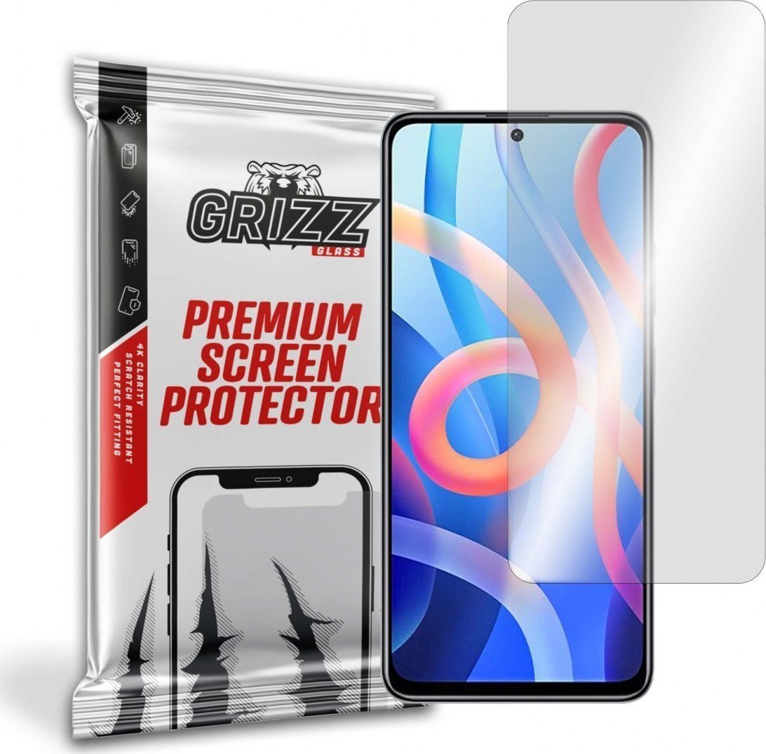 Folie de protectie Grizz Glass, Sticla hibrida, Compatibil Xiaomi Redmi Note 11 5G, Transparent