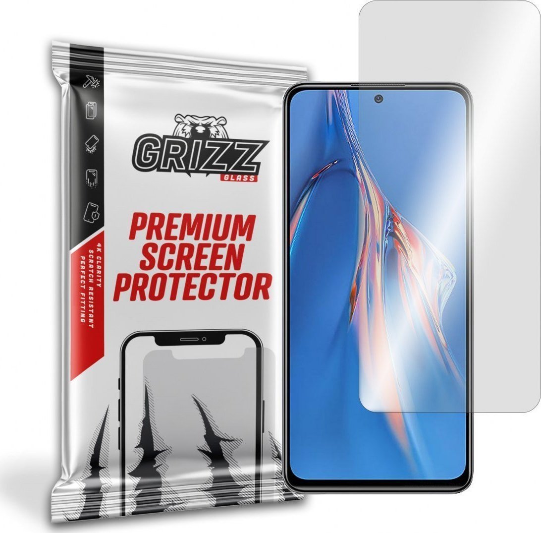 Folie protectie ecran GrizzGlass HybridGlass pentru Xiaomi Redmi Note 11E Pro, Sticla, Transparent