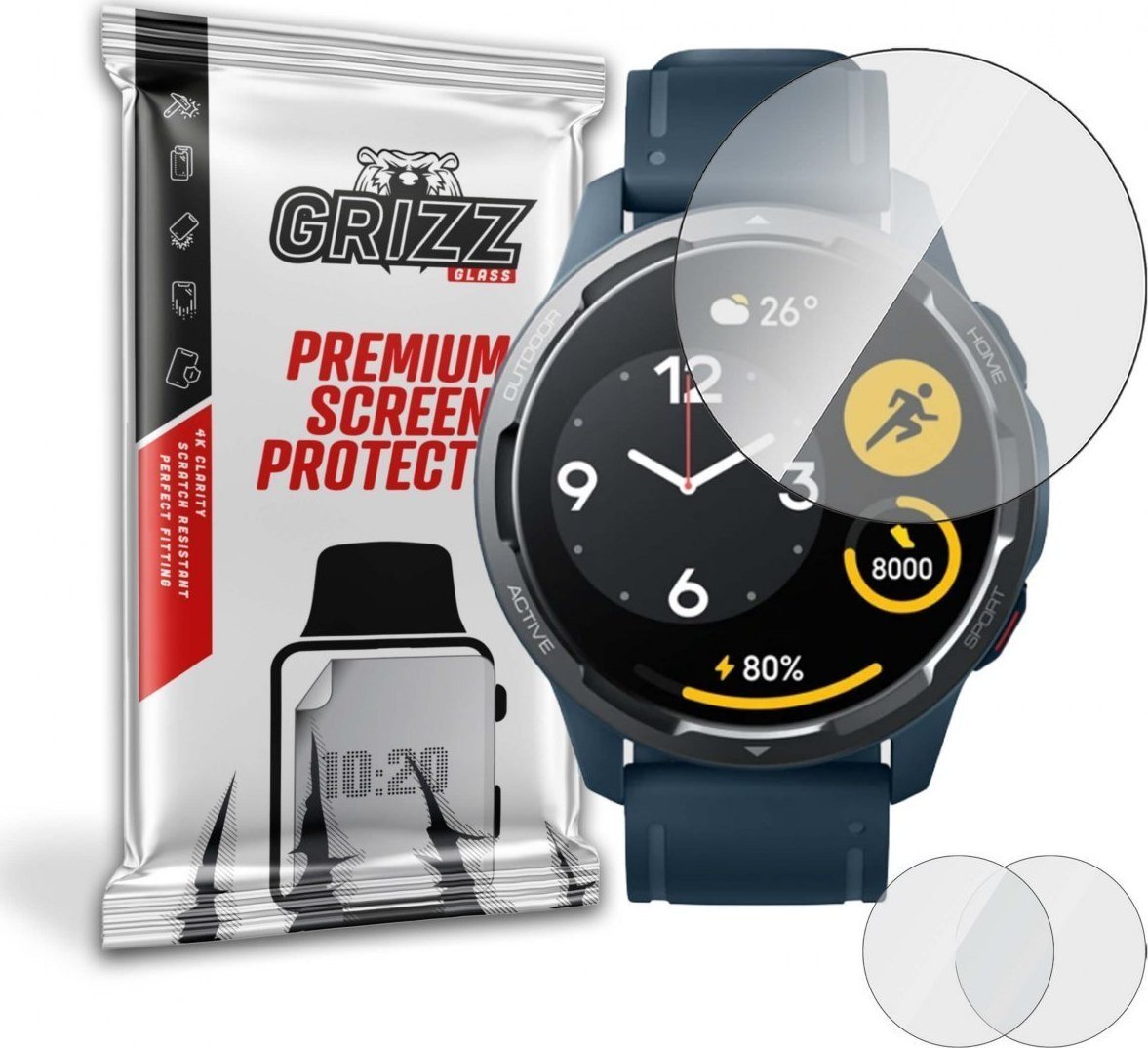 GrizzGlass Grizz Hybrid Glass Xiaomi Watch Color 2
