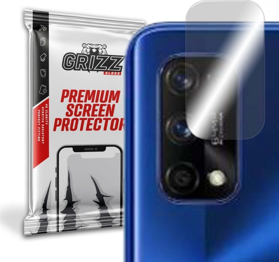 Folie de protectie pentru camera foto, GrizzGlass HybridGlass Sticla hibrida pentru obiectivul camerei foto pentru Realme 7 Pro, Transparent