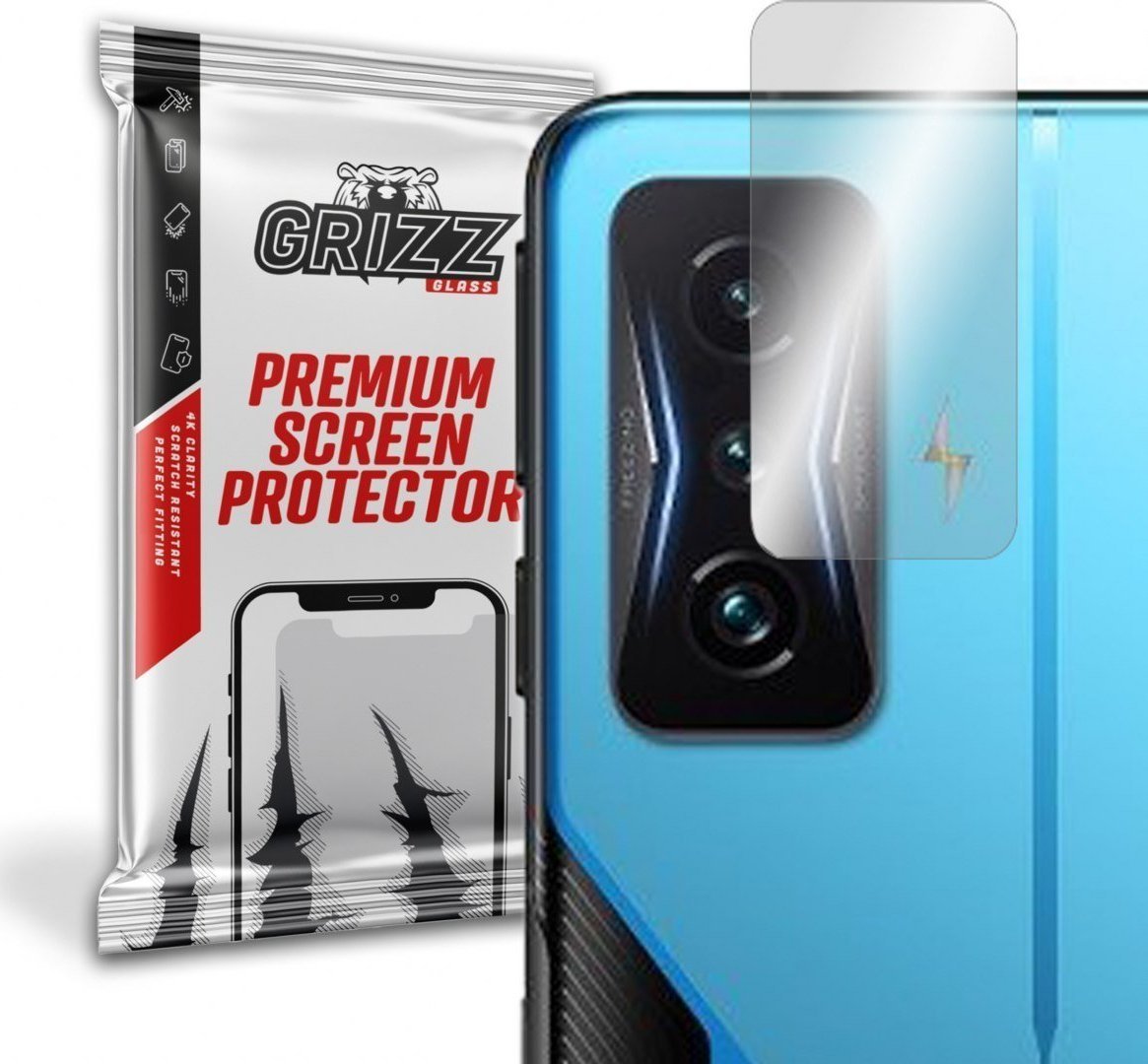 Folie de protectie a camerei foto, GrizzGlass HybridGlass Camera hibrida de sticla pentru obiectivul hibrid pentru Redmi K50 Gaming