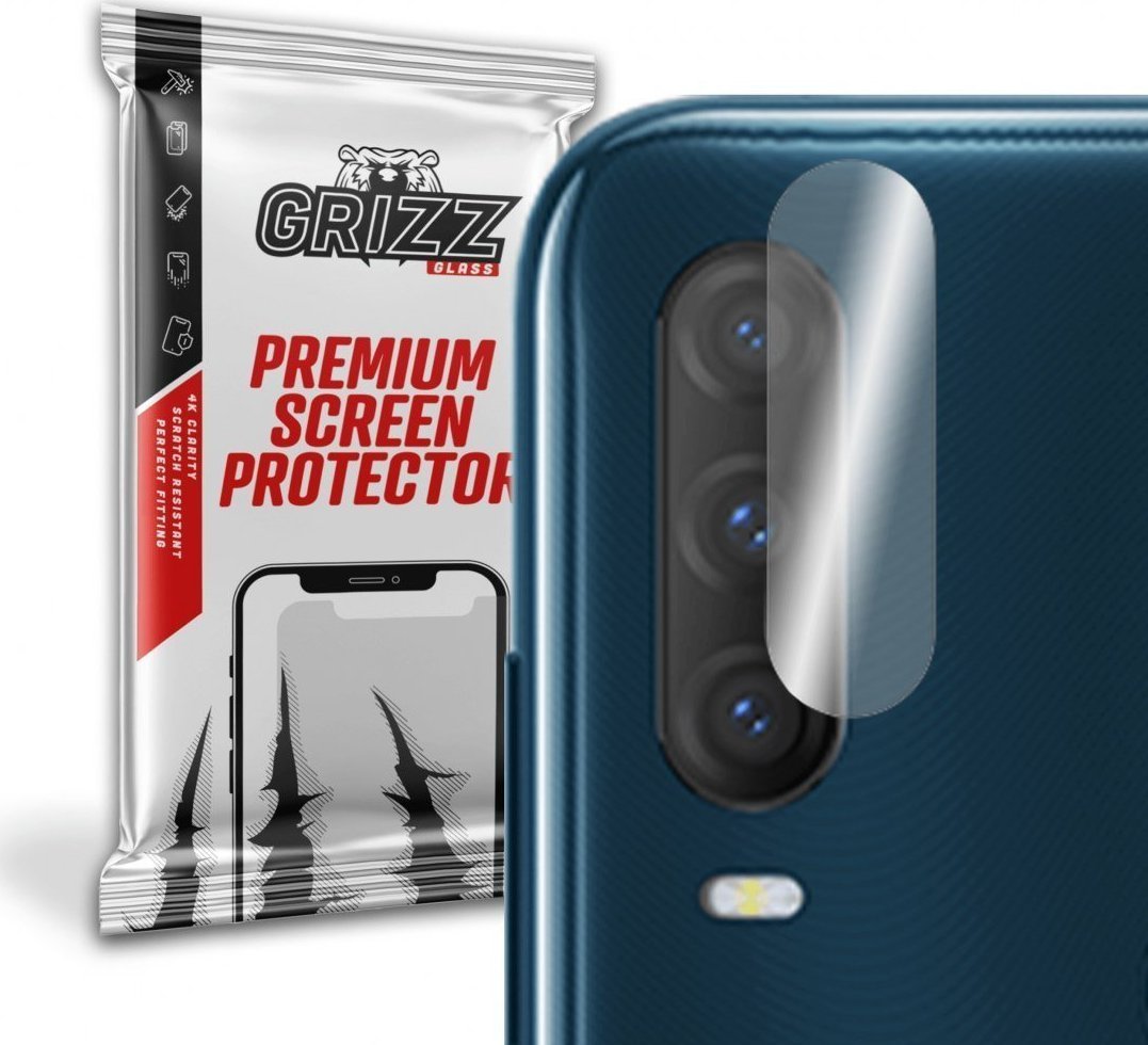Folie de protectie camera foto, Grizz Glass, Sticla hibrida, Compatibil Samsung Galaxy Note 10 Plus, Transparent
