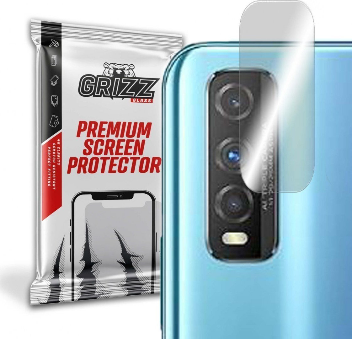 Folie de protectie camera foto, GrizzGlass HybridGlass Camera de sticla hibrida pentru Vivo Y50T
