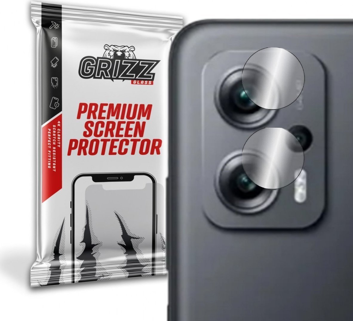 Sticlă GrizzGlass Hybrid pentru camera foto Grizz Xiaomi Redmi Note 11T Pro+