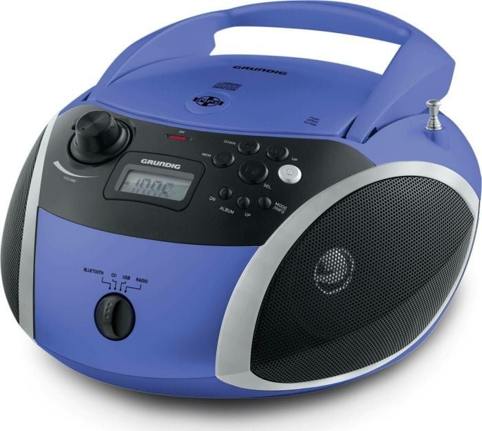 Grundig GRB 3000, și CD player (albastru / argintiu, radio FM, CD-R / RW, Bluetooth)