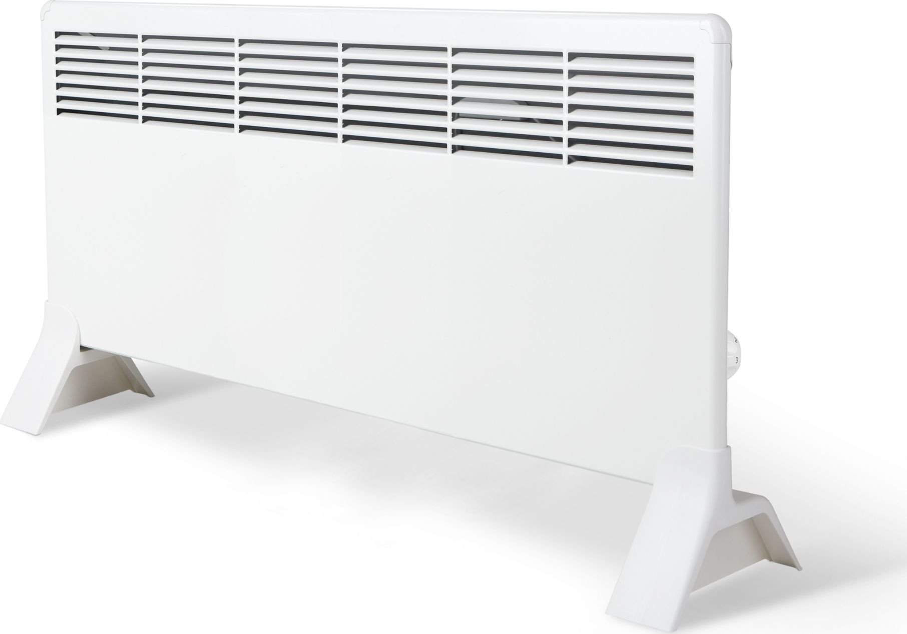 Radiator Ensto BETA10-MP, 1000W, termostat mecanic, Alb