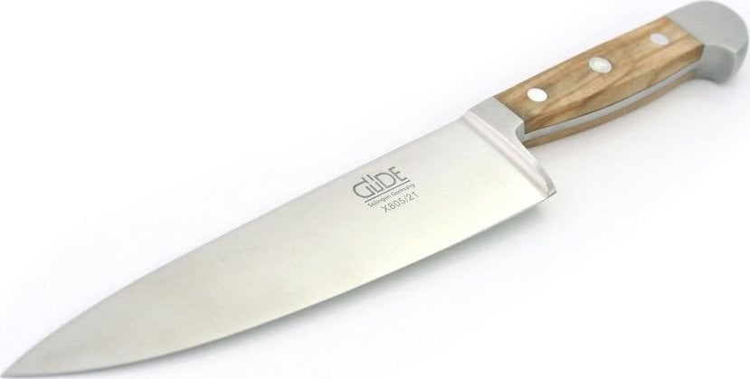 Gude Güde Alpha cooking knife 21 cm Olive Wood