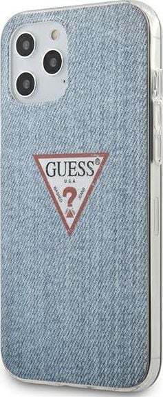 Guess Guess GUHCP12LPCUJULLB iPhone 12 6,7 Pro Max niebieski/light blue hardcase Jeans Collection