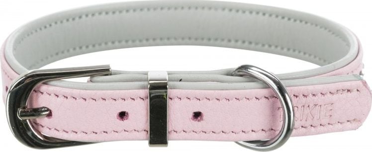 Guler de câine Trixie Active Comfort cu strasuri, roz, S-M: 27-33 cm/15 mm