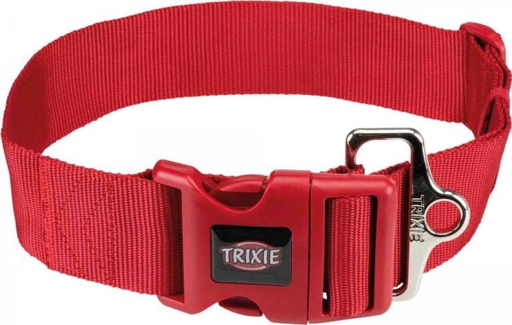 Guler Trixie Premium XXL, L-XXL: 55-80 cm/50 mm, roșu