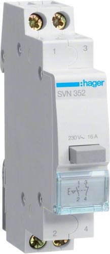 Hager Buton comutator 1NO+1NC 16A (SVN352)