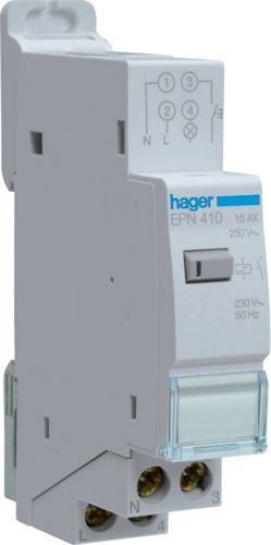 Releu de impuls Hager 16A 230V AC 1NC (EPN410)