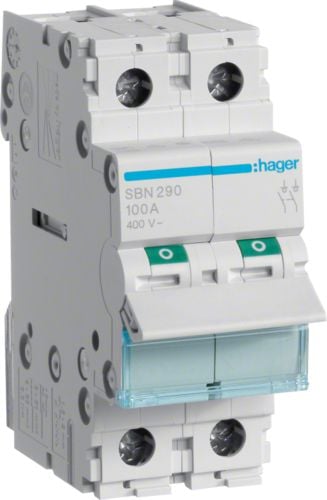 Comutator modular Hager 100A 2P (SBN290)