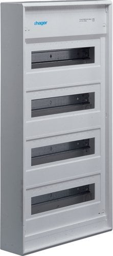 Placă de distribuție modulară Hager Volta IP30, montată la suprafață, 4x12 module VA48B