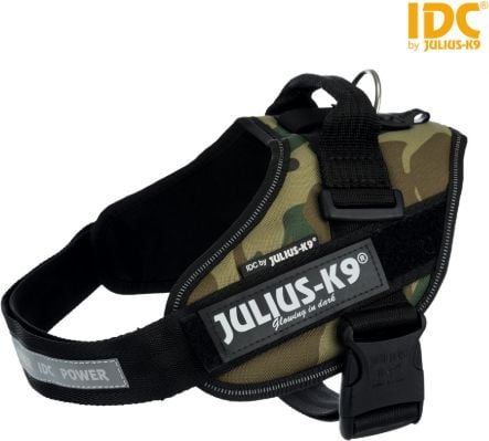 Ham IDC Power pentru caini Julius K9, Talie mica, 7-15 kg, Camuflaj