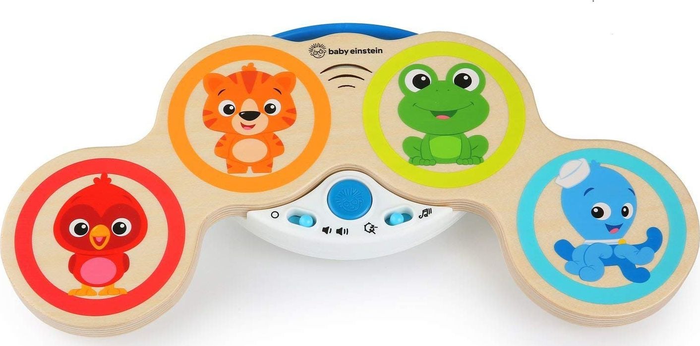 Jucarie muzicala de lemn, Baby Einstein, Hape Magic Touch Drum