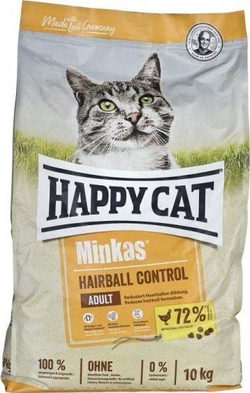Happy Cat Happy Cat MINKAS Hairball Control - anti-încurcă, carne de pasăre 10 kg