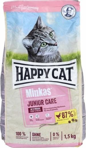 Happy Cat Happy Cat Minkas Junior Care Păsări de curte 1,5 kg