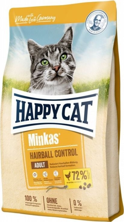 Happy Cat Minkas Hairball Control - Anti-Angajare, Pasăre 500g