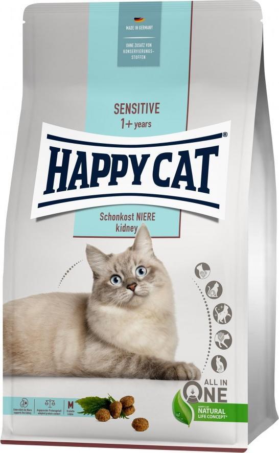 Happy Cat Sensitive Kidney, hrana uscata, pentru pisici adulte, pentru rinichi sanatosi, 1,3 kg, punga