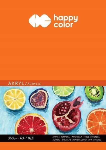 Hartie si produse din hartie - Bloc de pictură Happy Color A3 10k alb