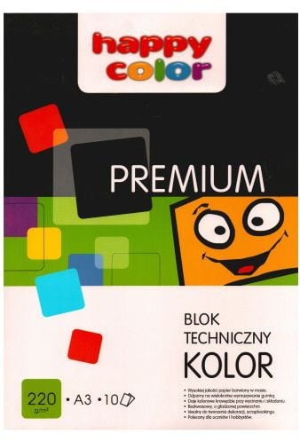 Hartie si produse din hartie - Bloc tehnic Happy Color Premium A3 10k culori 220g