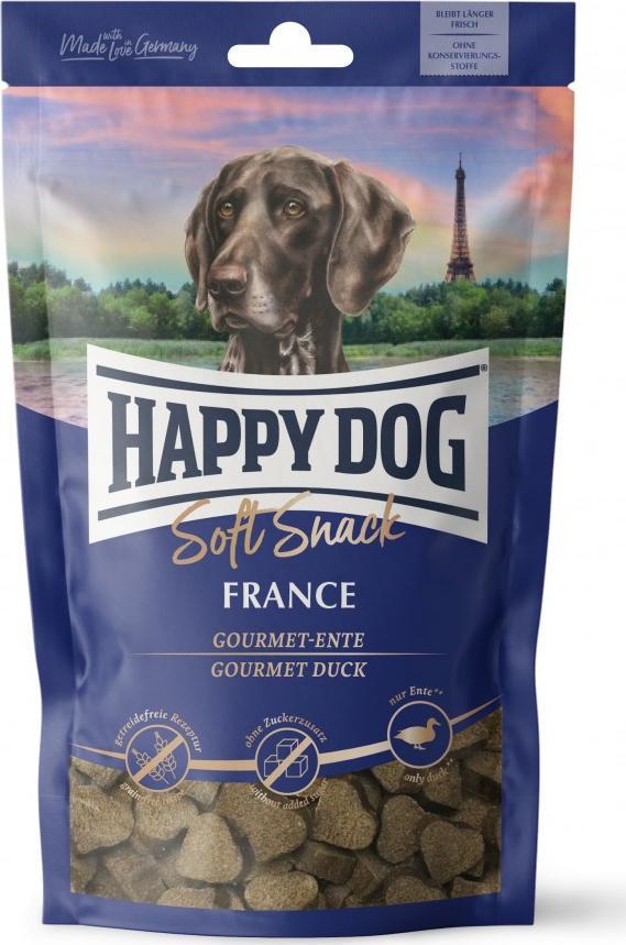 Happy Dog Soft Snack France, o gustare pentru câini adulți, rață, 100g, plic