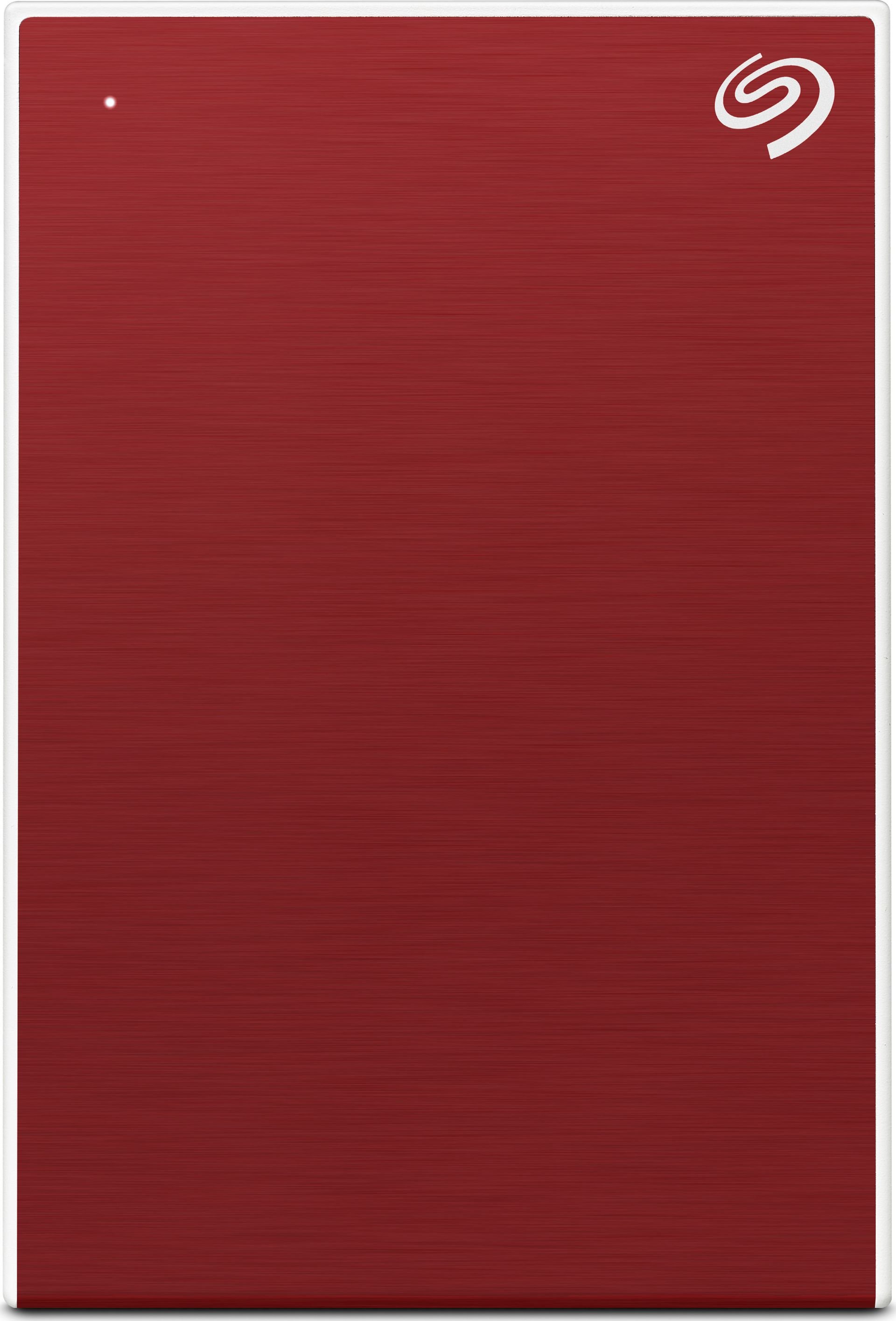 Hard Disk-uri externe - Hard disk extern portabil One Touch de 4TB Seagate, roșu (STKC4000403)