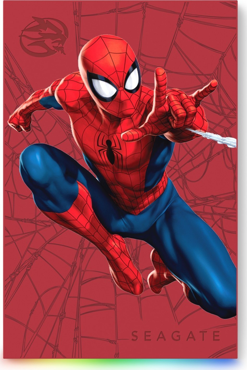 Hard disk extern Seagate FireCuda Gaming Spider-Man Special Edition 2TB, roșu (STKL2000417)