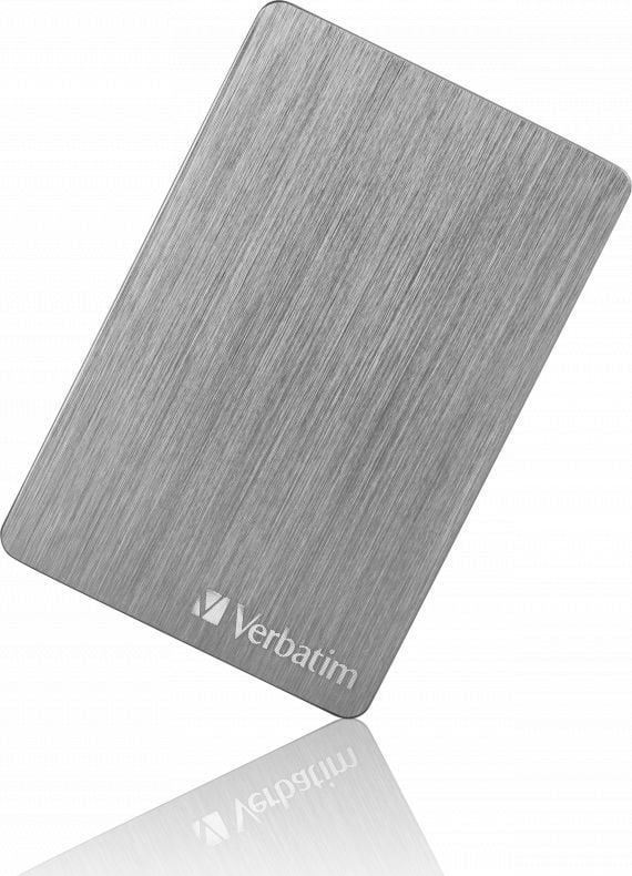 Hard Disk extern Verbatim 53662, USB 3.2, 1 TB, gri