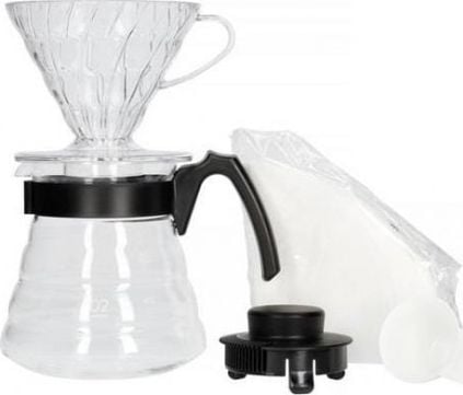 Ibrice de cafea si ceai - Hario Set V60 Craft Coffee Maker - picurare + server + filtre