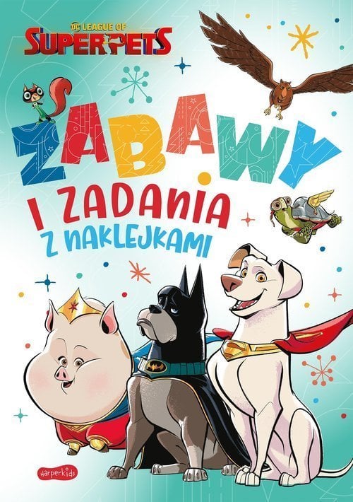 Harperkids DC Super-Pets League. Jocuri și sarcini cu autocolante