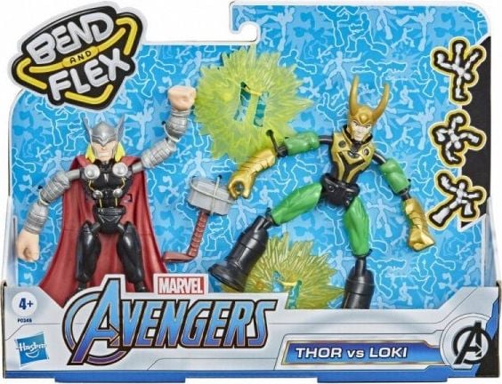 Hasbro Avengers Bend and Flex - Thor vs Loki (F0245)