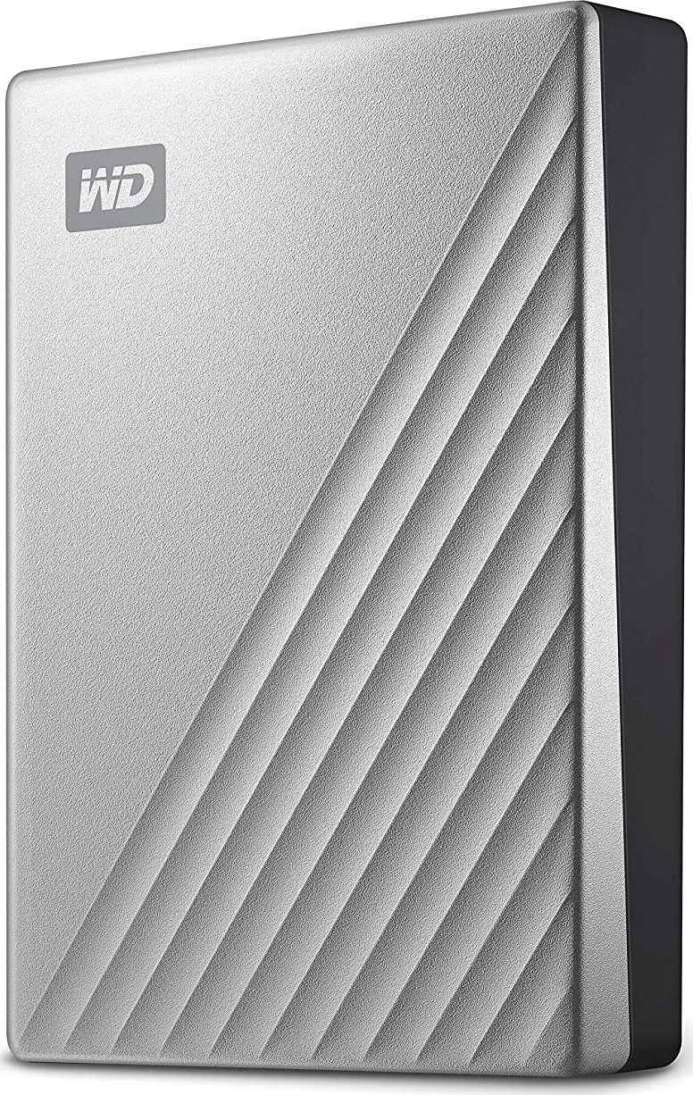 Hard Disk-uri externe - HDD extern WD My Passport Ultra 4TB argintiu (WDBFTM0040BSL-WESN)