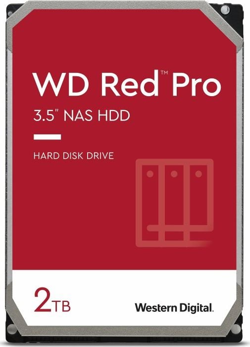 HDD WD Red Pro 2TB, 7200rpm, 64MB cache, SATA III