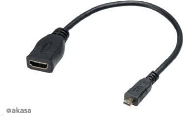 HDMI Micro HDMI 0.25, negru (AK-CBHD09-25BK)