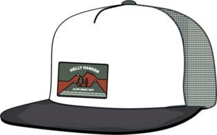 Helly Hansen șapcă de camioner cu bor plat 003 alb 67155_003-STD