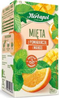 Ceai HERBAPOL HERBAPOL Polish Herbarium Menta cu Portocala si Mango 20 tb/35g