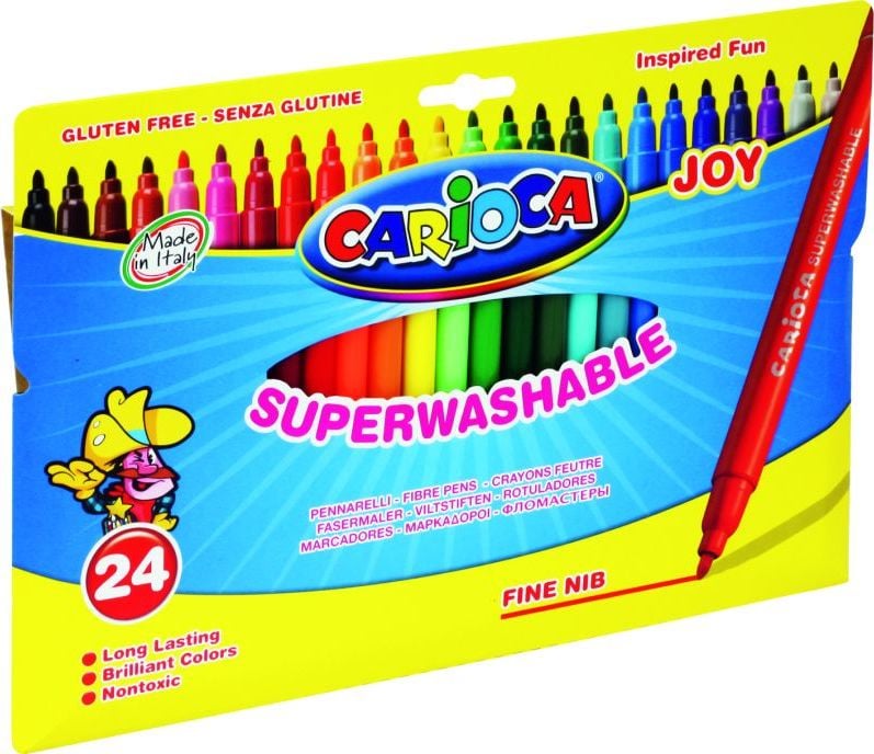 Herlitz CARIOCA JOY 24 CULORI SFATURI PIASTRA