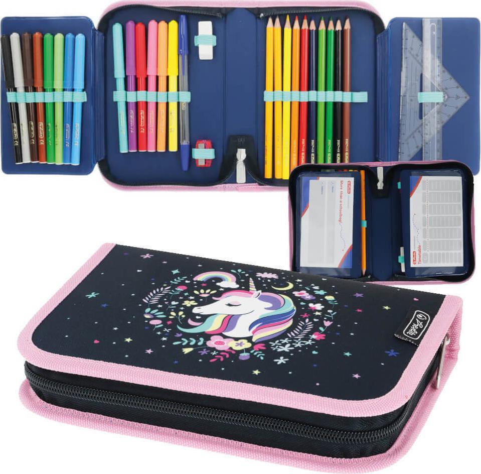 Herlitz Pencil Case 31 Piece Pencil Case Unicorn