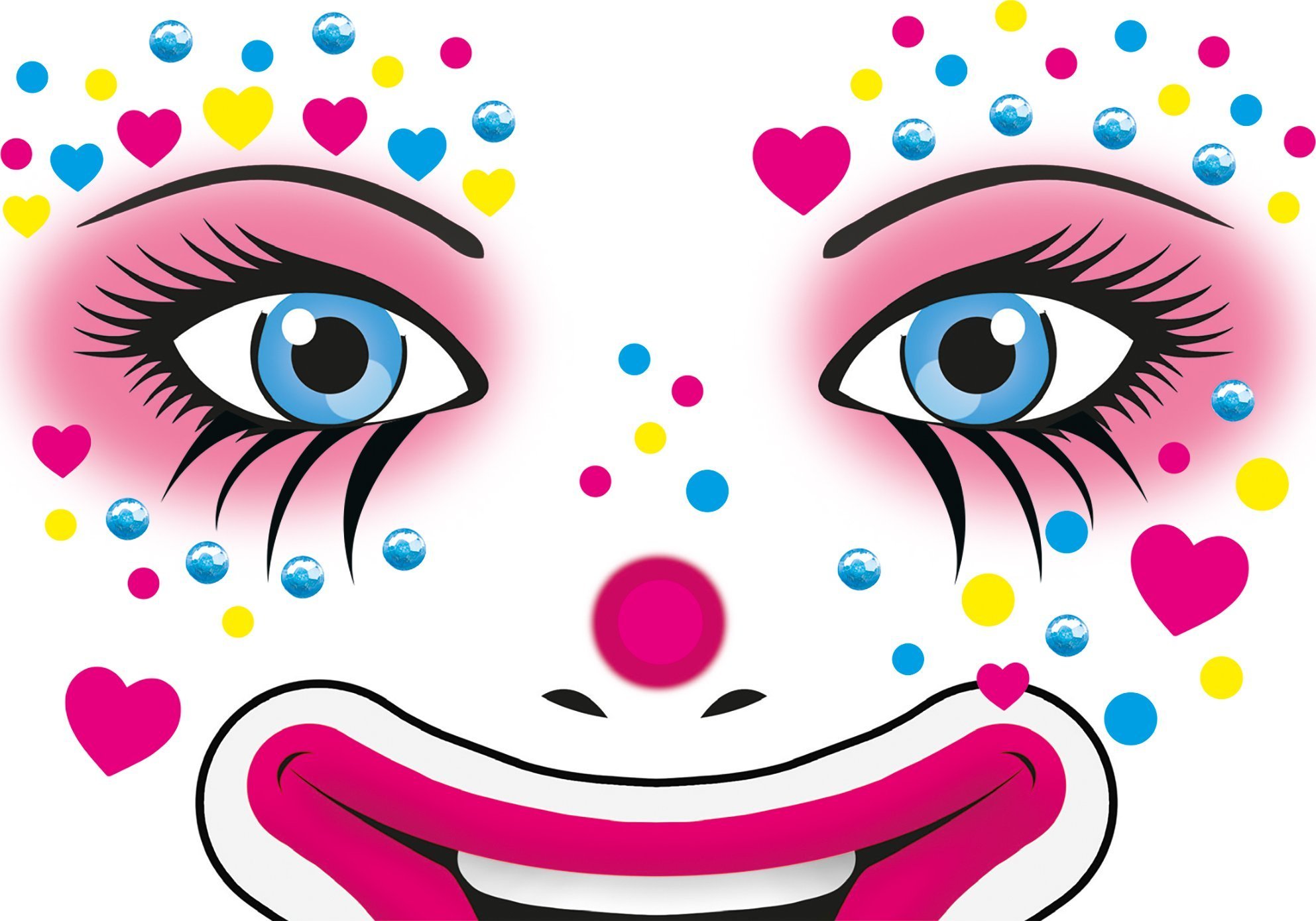 HERMA Clown Face autocolant Art Annie