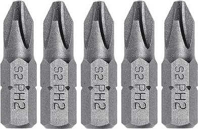 Set 5 Biti S2 PH2 Hogert, HT1S302, Profil hexagonal