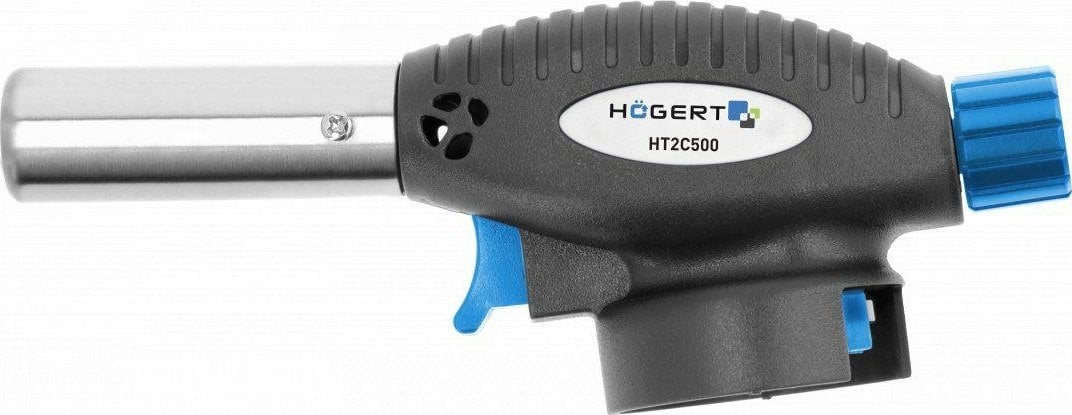 Arzator pe gaz Hogert, putere de 1.3 kW, cu Max. temp 1300&deg;C si consum de 96 g/h