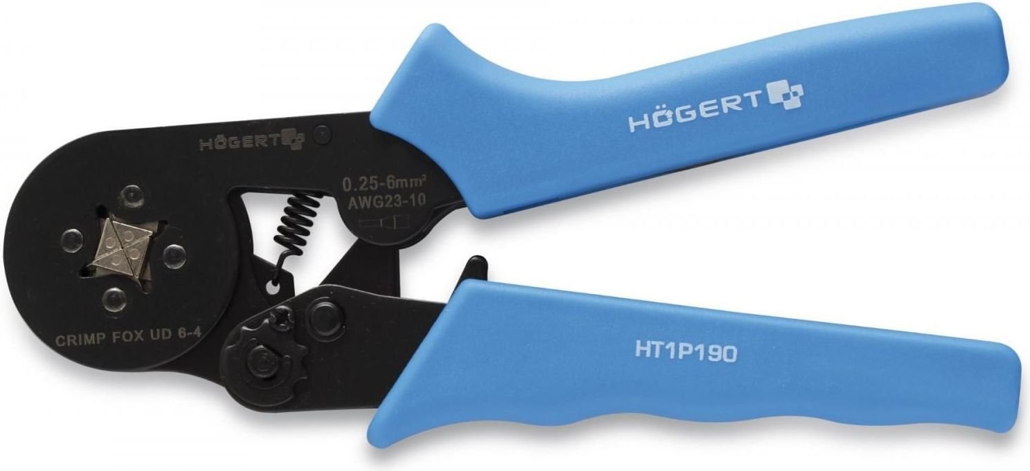 Högert Technik Clește cu auto-reglare pentru sertizarea mânerelor cu pereți subțiri 0,25 - 6 mm (HT1P190)