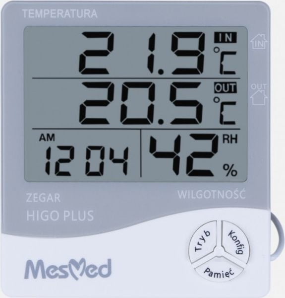 Statii meteorologice - Higrometru MesMed Mesmed MM-778 Stație meteo Higo Plus cu termometru și funcție de ceas
