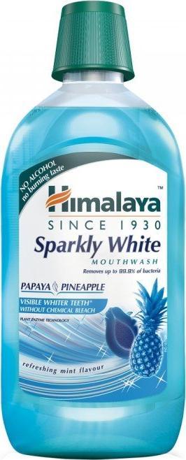 Apa de gura HIMALAYA_ Sparkly White 450ml, Nu conține fluor și este testat clinic