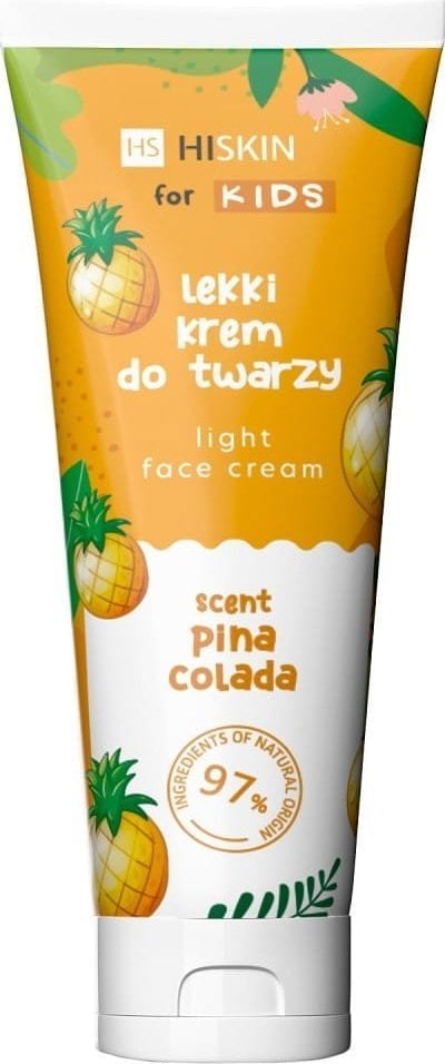 HISKIN_Crema de fata usoara pentru copii Pinacolada 60ml