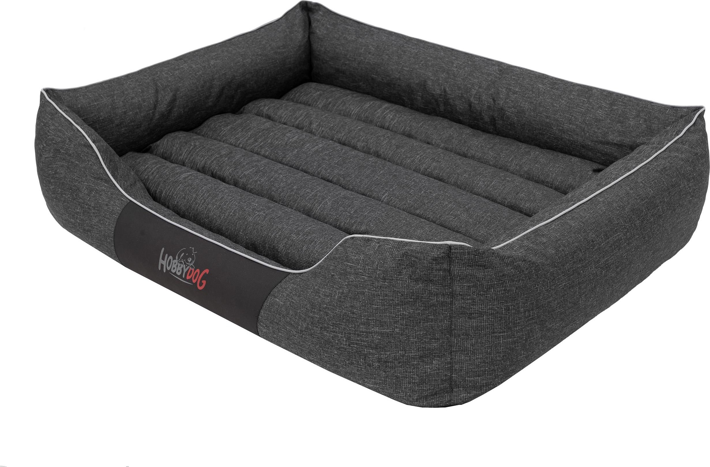 Hobbydog Bed Comfort, negru, ekolen, s. XXL