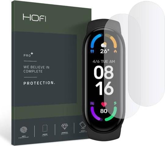 Hofi HYDROGEL FOIL HOFI HYDROFLEX PRO+ 2-PACHET XIAOMI MI SMART BAND 5 / 6 / 6 NFC CLEAR